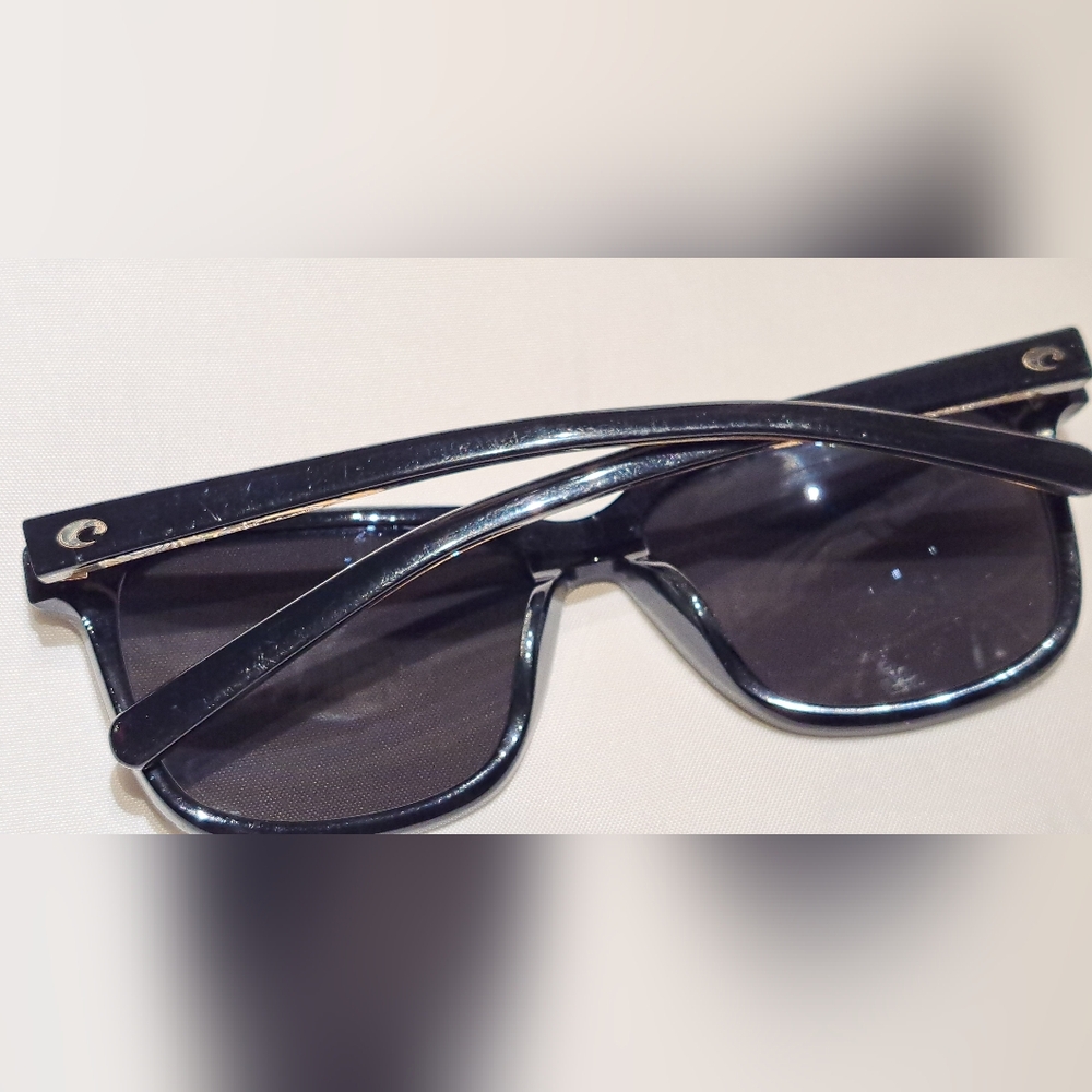 Costa Del Mar May Polarized Sunglasses. Large Black Frames. - Picture 9 of 14